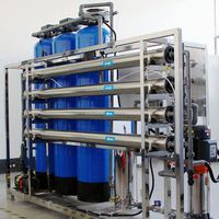 Système de filtration d'eau de haute qualité 2 tonnes/heure, équipement de traitement d'eau pure pour la production d'eau potable