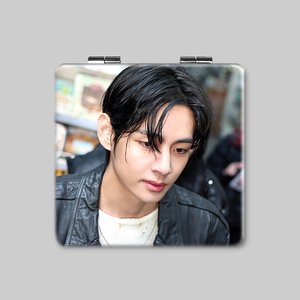 ขายส่งKPOP Idol Bangtan Boys V FRI(END)Sคิม<span class=keywords><strong>Taehyung</strong></span>สองด้านสแควร์พับได้กระจกแต่งหน้าแบบพกพา - Product Image 5