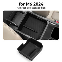 Boîte de rangement pour accoudoir de console centrale pour BYD M6 2024 2025, organisateur d'intérieur de voiture, accessoires de rangement