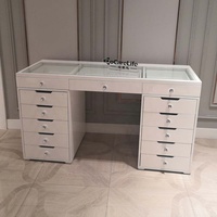 Stock aux États-Unis! Commode Vanité Docarelife Style Moderne Avec Miroir De Maquillage À 15 Led
