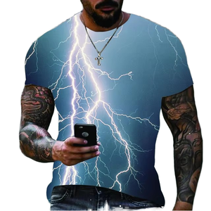 เสื้อยืดแฟชั่นฤดูร้อนปี 2026 ลายการ์ตูน KJ น้ำหนัก 220 กรัม แขนสั้น สไตล์สตรีท ทรงโอเวอร์ไซส์ ไซส์พลัส สำหรับผู้ชาย - Product Image 1