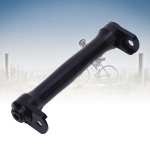 <span class=keywords><strong>Tige</strong></span> télescopique en alliage d'aluminium pour extension de roue de vélo pliant, pour modification, noir - Product Image 4