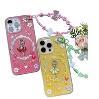 Étui de téléphone portable avec bracelet à motif floral coloré et imprimé glacier pour INFINIX SMART 8 9 10 20