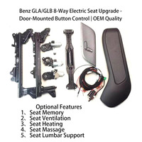 Kit de siège électrique monté sur porte XINYIDE pour Mercedes-Benz GLA (X156/H247) GLB (X247) - Réglage 8 directions, fonction mémoire, acier