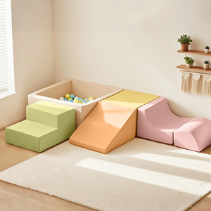 Bloques de Espuma Suave para Escalar, 5 Piezas, Set de Juego Colorido con Rampa y Escalones para Niños Pequeños, Estructura de Juego Geométrica para Interiores - Product Image 2