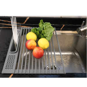 Stendino per piatti da cucina ripiegabile per piatti antiscivolo per bancone cucina - Product Image 2