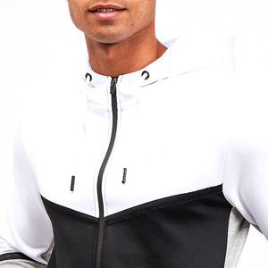 Survêtement à fermeture éclair pour hommes, léger et personnalisé, fabriqué par des professionnels, de haute qualité, vêtements de jogging pour hommes, ensembles de survêtements à fermeture éclair - Product Image 4