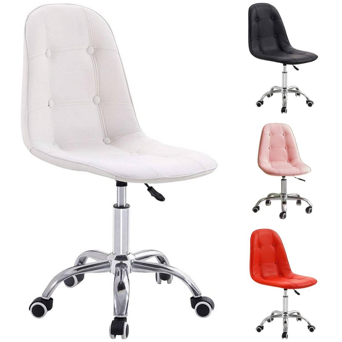 Swivel Chair Plastic White Desk Chair IKEA Snille Swivel Office