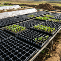 Grand plateau de semis anti-UV réutilisable pour la germination des plantes en hydroponie et la culture verticale intérieure