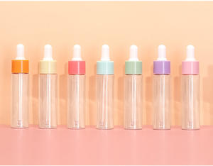 Botella de aceite esencial transparente, botella de solución de esencia, <span class=keywords><strong>serie</strong></span> Makaron, 20ml, 30ml - Product Image 5