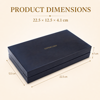 Boîte de présentation en bois personnalisée pour 4 pièces de monnaie, étui en bois plaqué MDF, étui de présentation de médailles, logo OEM