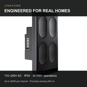 สวิตช์ผนังอัจฉริยะ JINKHOME Warm Limestone รองรับ Matter Thread ใช้งานร่วมกับ Apple, Google และ <span class=keywords><strong>Alexa</strong></span> - Product Image 5