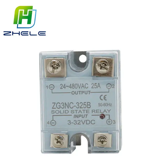 Single phase solid state relay 40a/60a/80a100a24v DC controlled AC 220v/ssr-d4840/12v voltage solid state voltage regulator