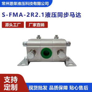 Válvula de equilibrio de dos cilindros con motor divisor de flujo sincrónico hidráulico S-FMA-2R2.1 para maquinaria de ingeniería - Product Image 4
