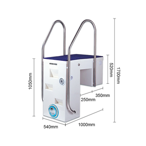 Système de filtration d'eau à cycle intégratif, <span class=keywords><strong>filtre</strong></span> de <span class=keywords><strong>piscine</strong></span> mural sans tuyauterie - Product Image 4