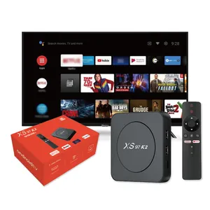 Allwinenr XS97 K2 H313 STB STB akıllı Android 10 IPTV kutusu ile 4GB RAM 8GB ROM 4K HD ab tak ücretsiz ODM/OEM WiFi kontrol uzaktan