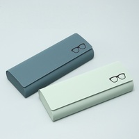 Étui à lunettes semi-rigide magnétique haut de gamme Huicheng, personnalisable, fait main en PU, logo personnalisé disponible, Easy Case