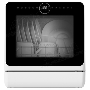 AOJA-<span class=keywords><strong>Lavavajillas</strong></span> eléctrico automático de cocina inteligente <span class=keywords><strong>para</strong></span> el hogar, pequeño control digital totalmente integrado, <span class=keywords><strong>para</strong></span> encimera - Product Image 1