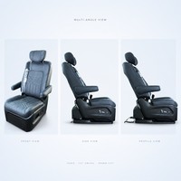 Siège de voiture de course Tengyun S5B en cuir PU pour Alphard, Sprinter, et autres véhicules, adapté aux utilisateurs handicapés, pivotant électriquement et programmable
