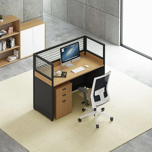 New 8 Person Modular Modern Call Center Cubicle <b>Office</b> Workstation-Linear <b>Partition</b> Desk Furniture for Home <b>Office</b> Use Durable - Product Image 4