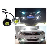 Feux de jour LED 18MM 23MM, nouveaux feux de jour DRL Eagle Eye, feux de recul, feux de stationnement pour voitures 12V
