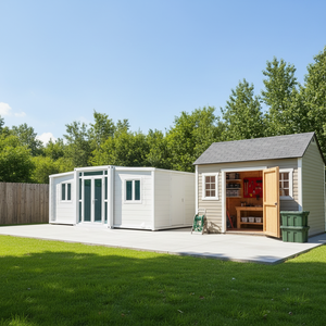 <span class=keywords><strong>Maison</strong></span> extensible élégante en panneaux sandwich acier-bois |   Villa mobile personnalisée respirante - Product Image 1