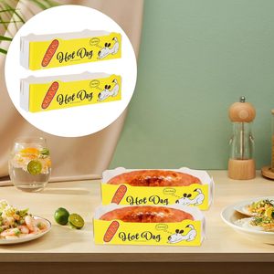 Scatola di Carta Personalizzata con Logo per Popcorn, Corndog, Hot Dog, Hamburger, Waffle Stick con Carta da Imballaggio - Product Image 5