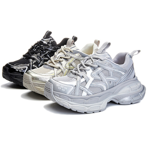 Nouvelle Arrivée Chaussures Quotidiennes Coréennes à Semelle Épaisse Rehaussantes pour Femmes de Petite Taille Automne Respirantes Confortables - Product Image 6
