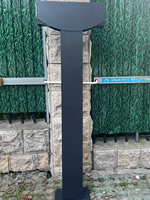 Chargeur L2 EV Socle universel 59 ''72'' 96 ''Station de charge Pilier Stand Post Retractor EVSE Socle avec gestion des câbles
