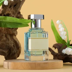 Botella de Perfume de lujo, botella de perfume, espray de vidrio con caja, 50ml