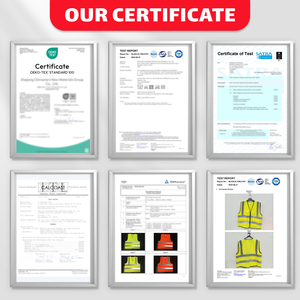 視認性の高い半袖<span class=keywords><strong>Hi</strong></span> <span class=keywords><strong>Vis</strong></span>ワークシャツ安全反射Tシャツ - Product Image 6