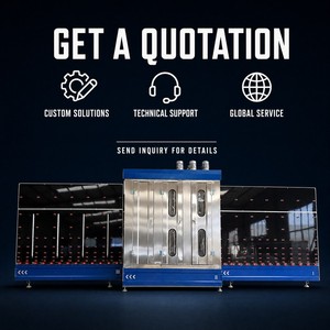 Machine automatique de nettoyage du verre avec fonction de séchage, processus en 3 étapes pour ligne de production de verre plat - Product Image 5