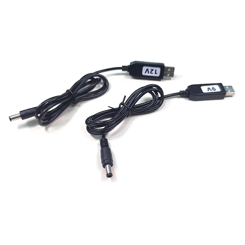 USB 5V to DC 12V Converter Step Up Voltage Converter Power Cable