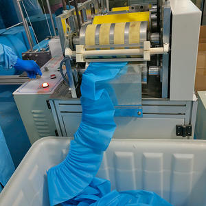 Hochwertige Einweg-Vlies-Schuh abdeckung Rutsch feste weiße Einweg-Vlies-Schuh abdeckung - Product Image 4