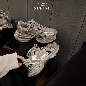 2024 zapatos de aumento de altura para mujer, nuevos estilos, zapatillas de deporte con plataforma gruesa, zapatillas de moda para mujer, cuero Real - Product Image 6