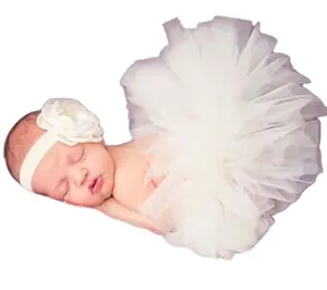 Yenidoğan bebek için Tutu elbiseler fabrika doğrudan satış bebek fotoğraf tarzı Tutu etek çocuk fotoğraf giyim stüdyo için