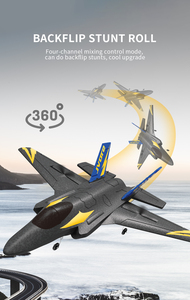 Máy bay điều khiển từ xa bằng bọt xốp KF605 cánh cố định có động cơ 2.4G, có chức năng lộn nhào, đồ chơi bắn đá, quà tặng, máy bay điều khiển từ xa ngoài trời - Product Image 2