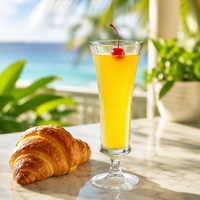 Verre à jus 370 ml, transparence cristalline, silhouette élégante, durabilité équilibrée, emballage personnalisé OEM ODM