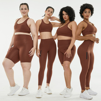MIQI nouveauté Gym Fitness ensembles grande taille Oem taille haute Butt Lift grande taille Yoga ensembles femmes vêtements de sport