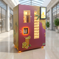 Distributeur automatique de jus de fruits frais à écran tactile 24h/24 et 7j/7, conforme ADA, à monnayeur, grande capacité, refroidi par compresseur, usage commercial