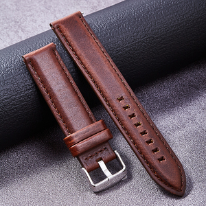 <span class=keywords><strong>Bracelet</strong></span> de <span class=keywords><strong>montre</strong></span> vintage en cuir de vache, 20mm, 22mm, 24mm, universel, réglable, pour hommes, <span class=keywords><strong>DW</strong></span> - Product Image 5