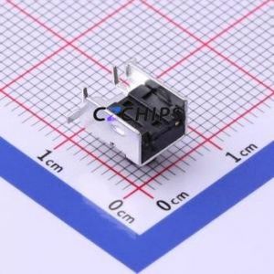 TS-1034-A5B3-D2 Tactile Switch SMD Switch Single Pole Single Throw Round Button 2.5N Horizontal Mount - Product Image 2