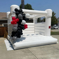 Alliance Party commercial châteaux de saut gonflables pour enfants pvc air videur mariage blanc maison de rebond