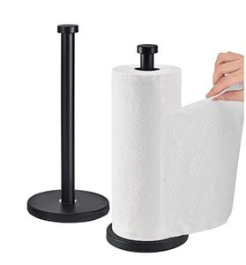 Portarrollos de Papel de Acero Inoxidable Dorado, Soporte de Pie con Base Pesada para Cocina y Restaurante - Product Image 3