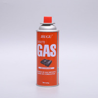 Kartrid Gas Butana 227g 99% Murni Kaleng Logam Portabel Kompor Camping Panggangan BBQ Luar Ruangan Tahan Angin Penggunaan Dapur Grosir