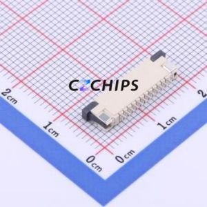 FPC-1.0AX-12PWBH25 FFC/FPC Connector SMD,P=1mm Connector Drawer Type Bottom Contact 11P 1mm - Product Image 2