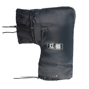 Poignées de moto et de scooter électrique, chaudes, imperméables, coupe-vent, universelles, doublées de polaire épaisse, pour l'hiver - Product Image 4