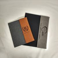 Buku Catatan Kulit dengan Ukiran Laser Personal, Portofolio Kulit Kanvas Kosong, Padfolio Notepad Isi Ulang, Hadiah untuk Guru Pria