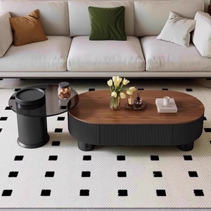 <span class=keywords><strong>Mesa</strong></span> de <span class=keywords><strong>Centro</strong></span> de Madera Sólida de Nogal Negro Norteamericano, Certificada por FSC, Moderna y Ovalada, para Proyectos de Hoteles de Lujo, Venta al Por Mayor - Product Image 3