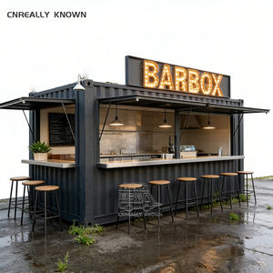 Café en conteneur de haute qualité, cuisine entièrement équipée, design personnalisé, stores enrouleurs automatisés - Product Image 3